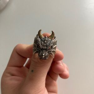 Vintage dragon ring